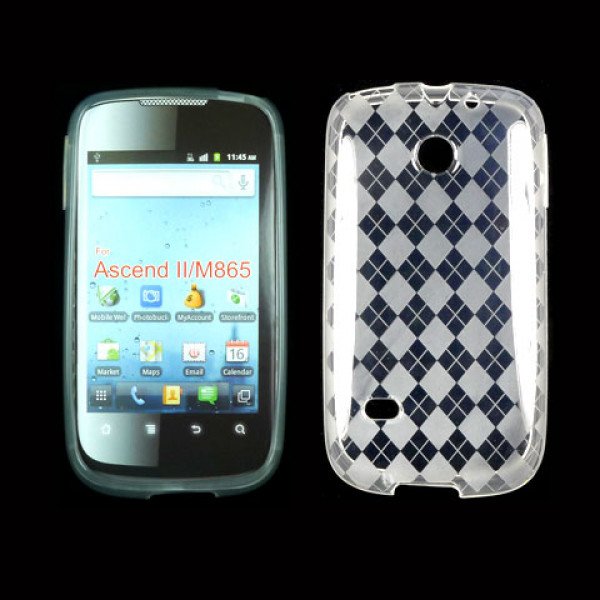 Wholesale TPU Gel Case for Huawei Ascend II / M865 (Clear)